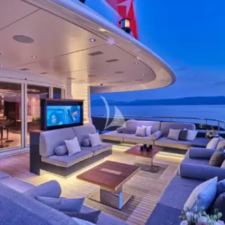 Main aft deck outdoor cinema