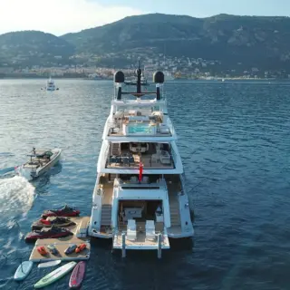 MY MAYVA - Aerial Stern View