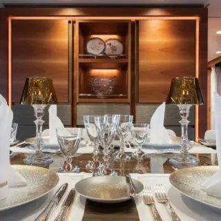 Main deck dining area