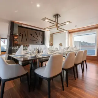 Main deck dining area
