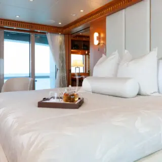 Ondeck Master Stateroom with King-sized Bed