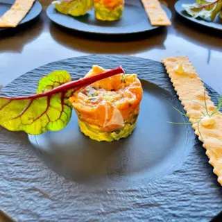 Delectable cuisine onboard
