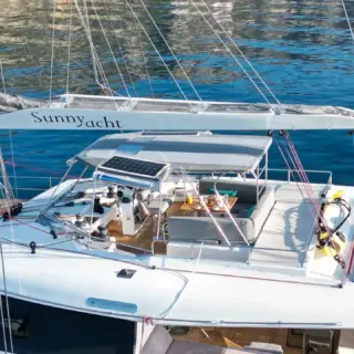 Dining on Flybridge