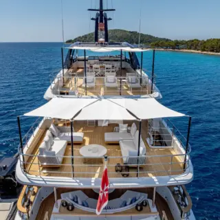 Stern decks view