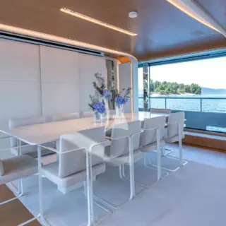 Main deck dining area