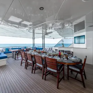 Main Deck Alfresco Dining Area