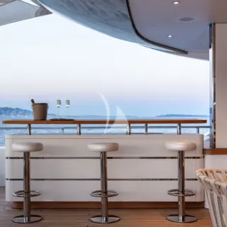 Upper aft deck - bar