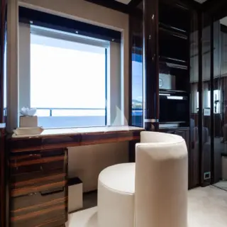 Upper deck- Master stateroom dressing