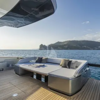 Aft deck table-sun pad - sistership