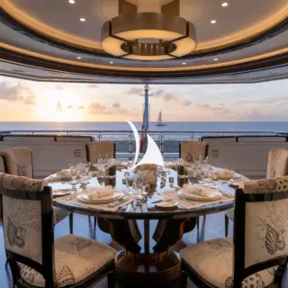 ALFA NERO - Upper deck inside/outside dining