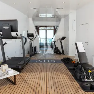Sun deck aft gym