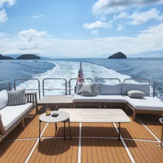 WW Main Deck Aft Seating Area - Underway