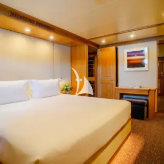 Lower deck double guest cabin