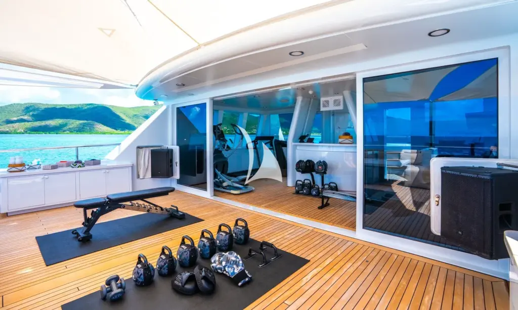 CYAN - Sun deck gym area