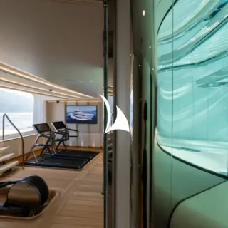 Lower deck gym