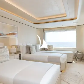Main deck convertible twin/double cabin