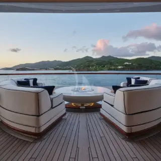 Owner's deck firepit