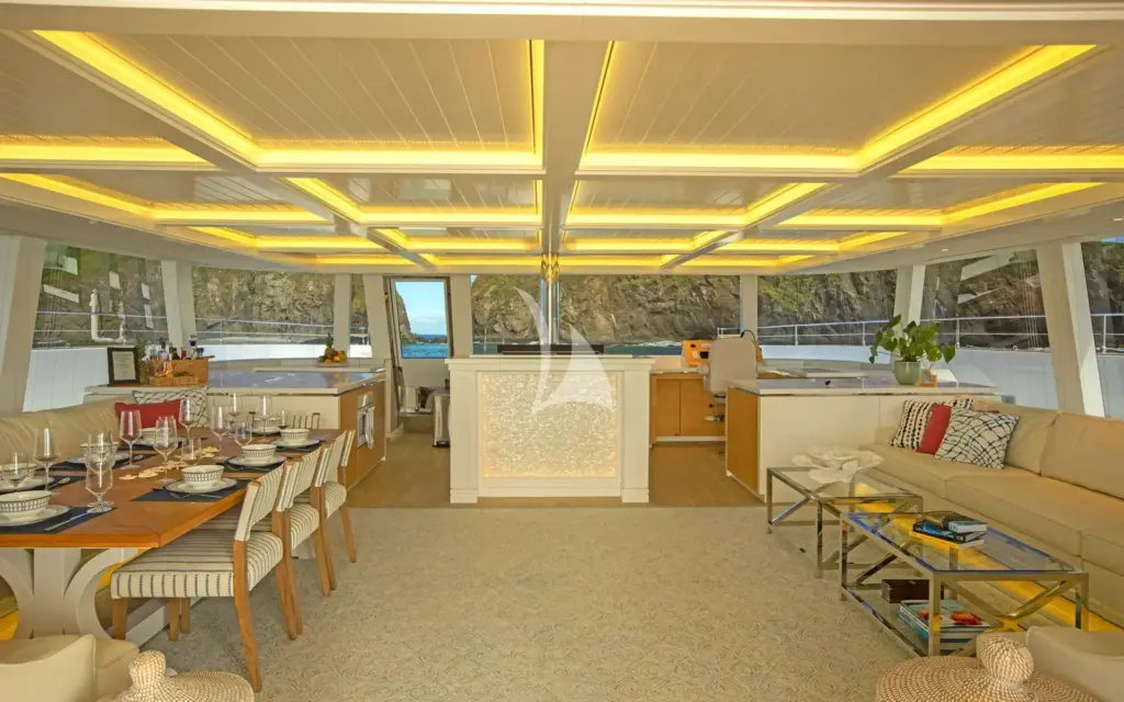 BUNDALONG - The main salon is open plan with wonderful views