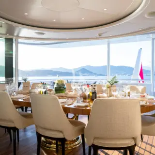 Indoor - outdoor dining table 