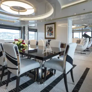 Formal dining table