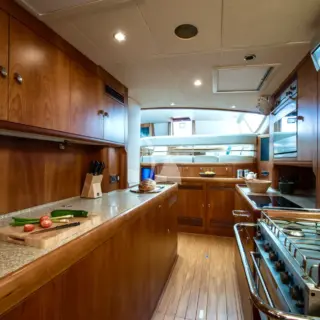 MIDNIGHT galley area