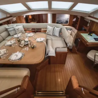 MIDNIGHT upper saloon dining table