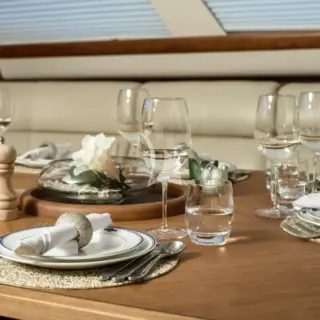 MIDNIGHT table setting