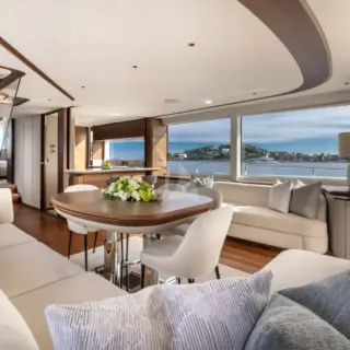 M/Y KORA Main Salon & Dining