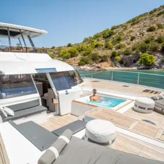 Sun Deck Area with Jacuzzi- Factory Photo