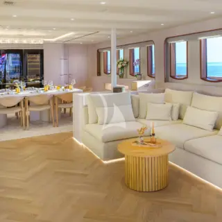 Open plan salon