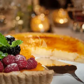 Delicious cuisine from onboard chef