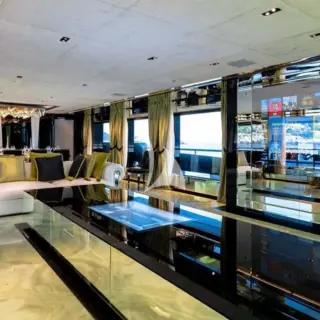 Main salon state-of-the-art Kaleidescape system