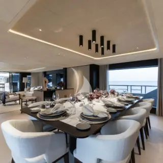 Main deck dining area