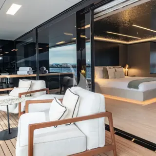Master cabin private terrace