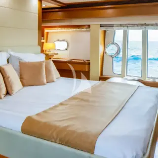 Master cabin bed with sitting sofa