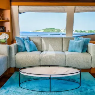 Sitting area in the salon