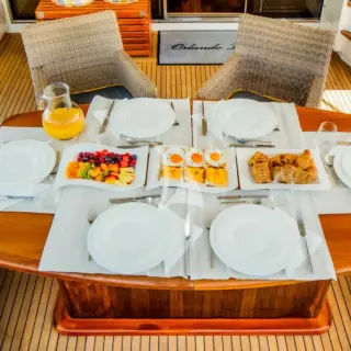 Table at the aft