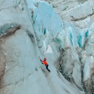 Ice climbing