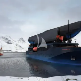 CAPTAIN ARCTIC - Profile with sails retracted