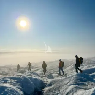 Glacier hiking