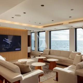 Main salon forward on main deck