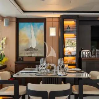 UPPER DECK SALOON DINING TABLE