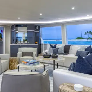 Main Salon looking aft