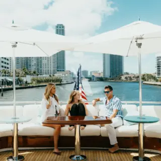 Fly Bridge Lounging