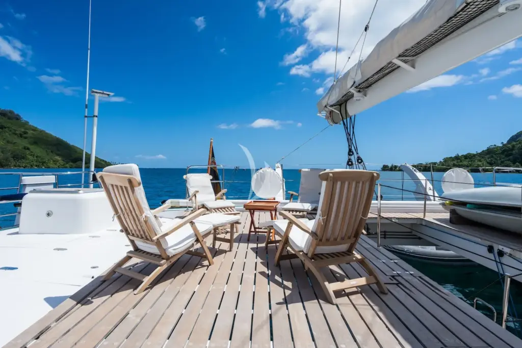 DOUCE FRANCE - Main deck aft sun loungers