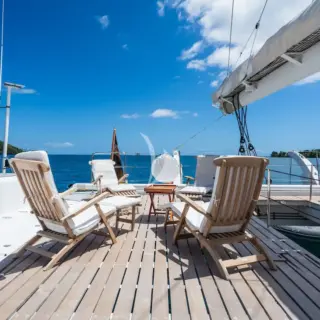 Main deck aft sun loungers