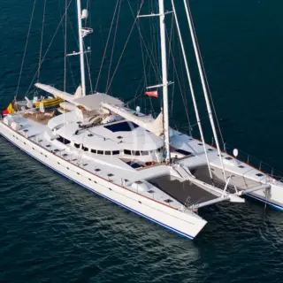 View from above at anchor