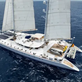 View from above underway