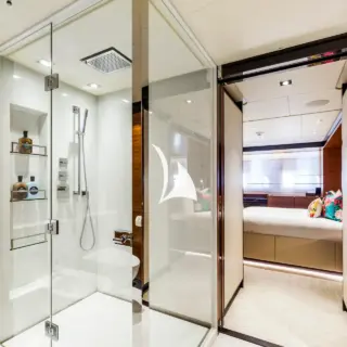 VIP cabin shower room en suite