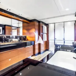 Master cabin - His and hers bathroom en suite